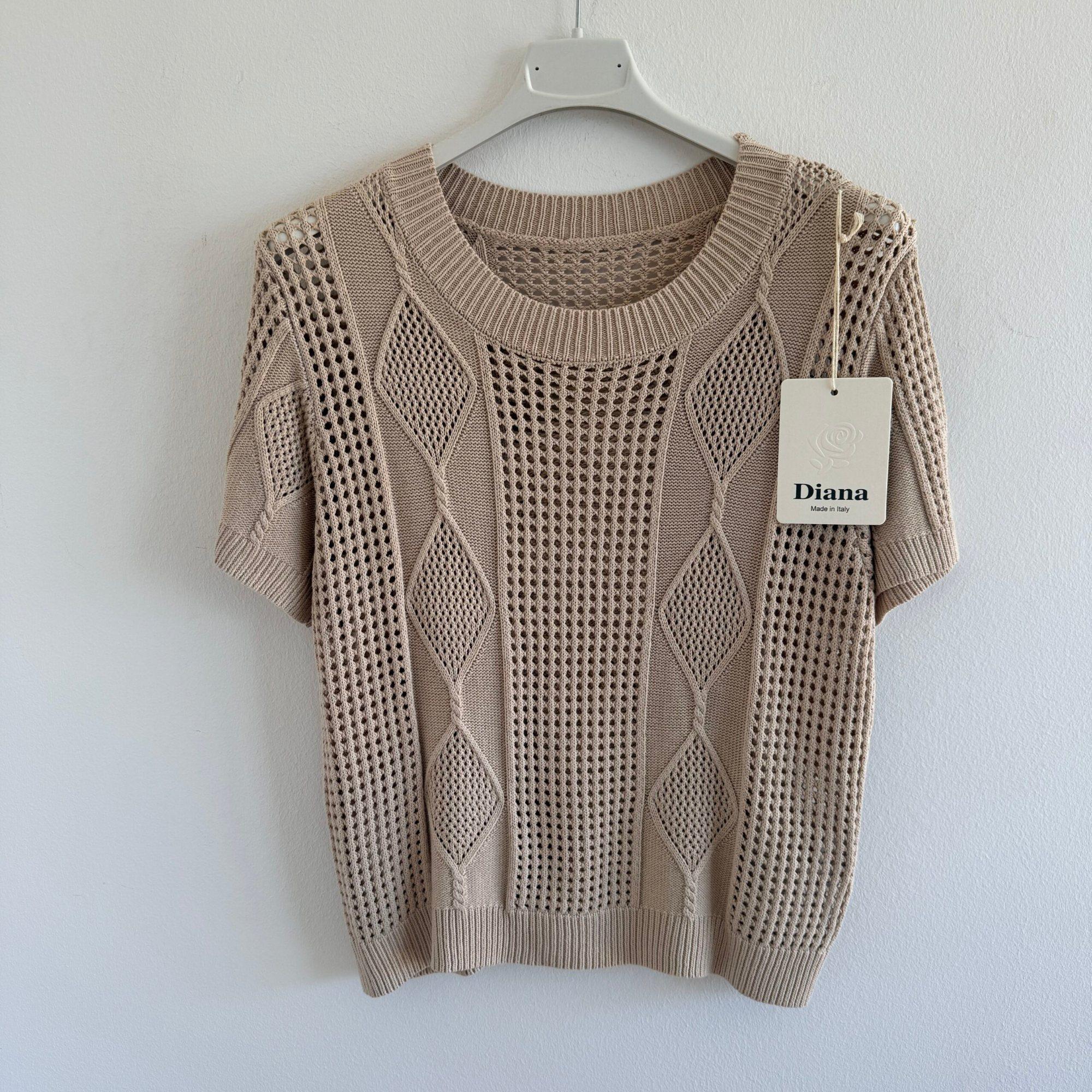 Feinstrick Kurzarm-Pullover Diana, Produktbild 2