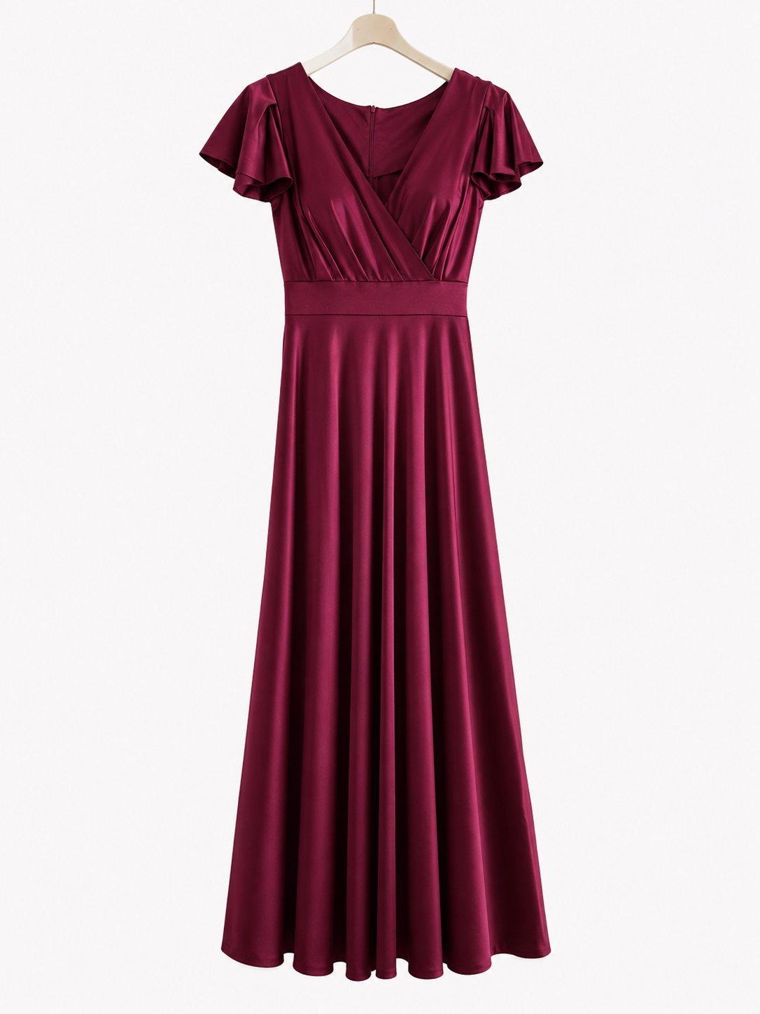Élégance Satin Kleid, Produktbild 6