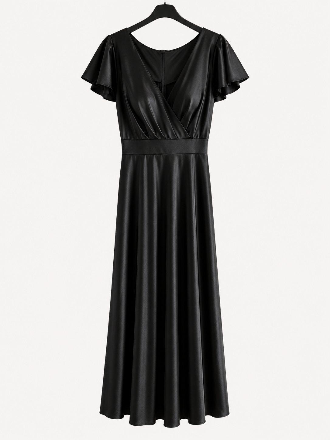 Élégance Satin Kleid, Produktbild 4