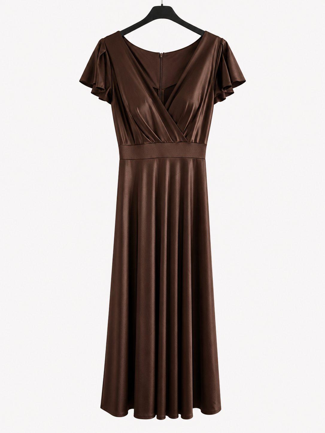 Élégance Satin Kleid, Produktbild 3