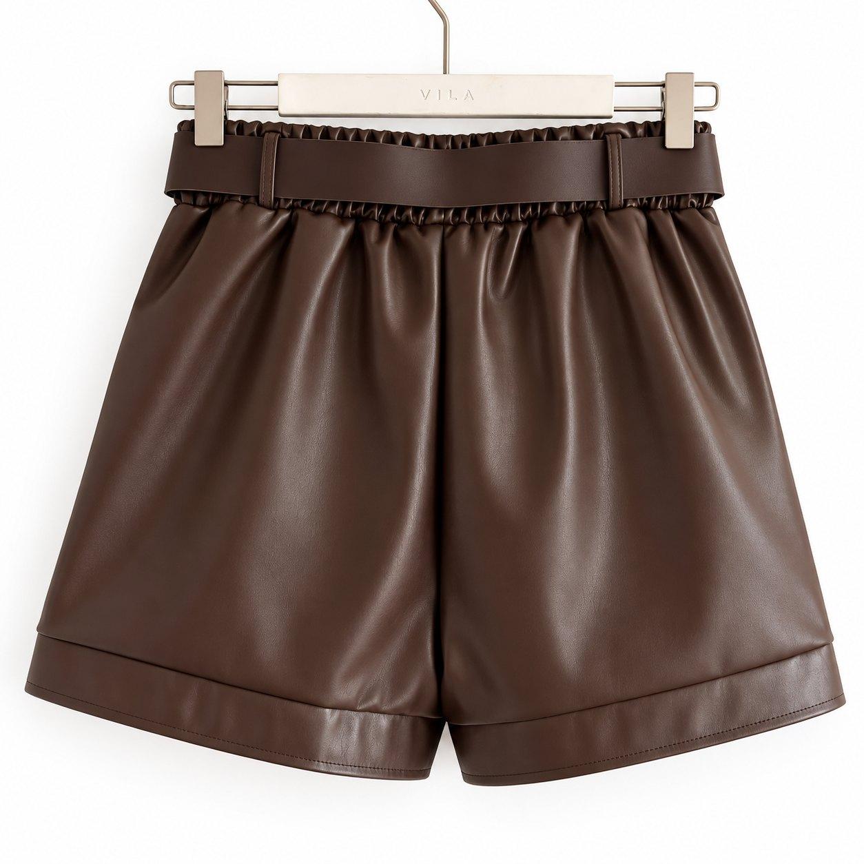 Shorts in Kunstleder – Produktansicht 3