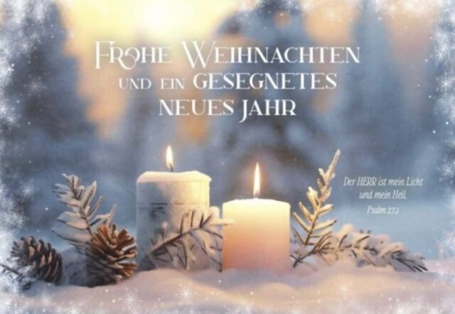 Frohe und besinnliche Weihnachten wünsche ich euch allen von ❤️ - en !!!